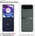 Miimall Motorola Razr 2024 Case, Ultra Thin Slim Matte Hard PC Anti-Slip Shock-Proof Cover, Purple