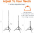 Amazon Basics 2.8-6.7 Portable Aluminum Photography Light Stand Tripod with Case, feet, Black