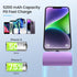 Mini Portable Charger Power Bank for iPhone, 5200mAh PD Fast Charging Battery Pack, Compatible with iPhone