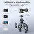 SMALLRIG Camera Mount Clamp, Gopro Motorcycle and Bike Handlebar Mount Kit, Max Load 3.5KG for DSLR and Action Cameras