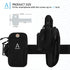 Sports Armband for Running Gym, Universal Smartphone Arm Bag with Earphone Hole, Pockets for iPhone 15, 14, 13, 12