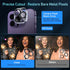 iVolver 3+3 Pack Tempered Glass Screen Protector for iPhone 14 Pro Max 6.7'' + Camera Lens Protectors & Alignment Frame.
