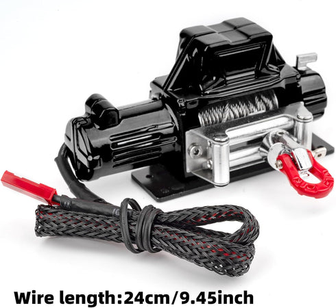 RCXAZ Winch 1/10 SCX10 90046 TRX4 TRX6 Gen8 RC Metal Wireless Remote Controller System for RC Crawler Car Axial Upgrade