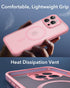 ESR 16 (4 1) Set, for iPhone Pro Max Case in Translucent Matte Case with Screen Protector, Compatible with MagSafe
