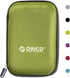 ORICO Hard Drive Case 2.5 inch External Drive Storage Bag, Waterproof Shockproof for Organizing HDD and Accessories,