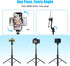 Rupital 71 180cm 360 16 15 14 13 12 Tall Selfie Stick Tripod with Remote, Extendable Phone Tripod Stand with Rotation