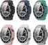 FitTurn PC+Tempered Glass Screen Protector Case for Huawei Watch Ultimate, Full Coverage Bumper (6 Pack)