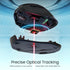 Wireless Mouse, D-09 USB Cordless Mice for Laptop, Ergo Grips, 5-Level 2400 DPI, 16 Months Battery, Portable for PC, Mac