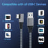 Mcbazel 20Ft (6M) USB 3.0 to Type-C Link Cable for Quest 3/2, PC, VR, NS Switch - 3A Fast Charging & 5Gbps Data