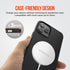 HyperGear Magnetic Fast Wireless Charger - Portable MagSafe Charging Pad for iPhone Series & Qi-Enabled Devices - White