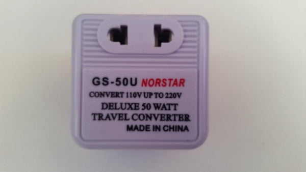 Norstar 50 Watt Step Up Reverse Compact Voltage Converter for International Travel