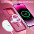 BENTOBEN iPhone 14 Pro Case, Plum Red - Slim Fit, Shockproof, Translucent Matte, Compatible with MagSafe, 6.1" Cover.