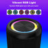 CofunKool 5.4, Small Portable Bluetooth Speaker with RGB Light, Clear Stereo Sound, Wireless Speaker Bluetooth TWS