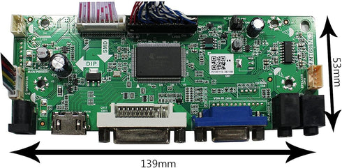 VSDISPLAY DVI VGA Audio LCD Controller Board for 17 inch 4:3 1280X960 Displays