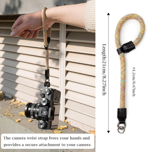 A6400 A6000 A7 X100V Z30 R6 R7 R8 R10 VOVMOEYA Rope Camera Wrist Strap,Camera Hand Strap Compatible with IV