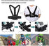 4 in 1 Chest Strap and Head Mount for GoPro Hero 12, 11, 10, AKASO EK7000, Brave 4, V50, Dragon Touch Action Cameras