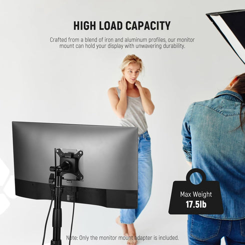 NEEWER Monitor Mount Adapter with Quick Release VESA Mount, 270° Adjustable Metal Stand for 17-32" Outdoor TV