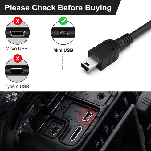 UC-E4 USB Cable for Nikon D40 D40X D50 D60 D70 D70S D80 D90 D100 D200 D300 D300S D610 D700 D3000 D3100 D7000 D1X D1H