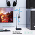 cooidea 3.5mm 1 3 3 1 3.5mm 3 Stereo Audio Switcher Support in Out or in Out with Audio Cable, Ports AUX Audio Speaker