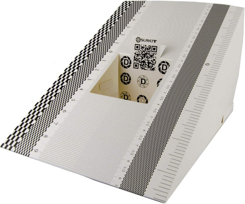 28X18cm Lens Focus Calibration Tool Alignment Ruler Folding Card (Pack of 2)