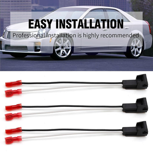 MDEOOSKY 4PCS 1993-2008 1994-2014 1984-2004, 72-4568 Front Rear Door Speaker Wiring Harness, Replacement for GMC