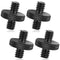 1/4" Male to 1/4" Male Tripod Screw, 4 PCS Standard Camera Cage Mount Threaded Light Stand Screw for Accessories