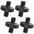1/4" Male to 1/4" Male Tripod Screw, 4 PCS Standard Camera Cage Mount Threaded Light Stand Screw for Accessories