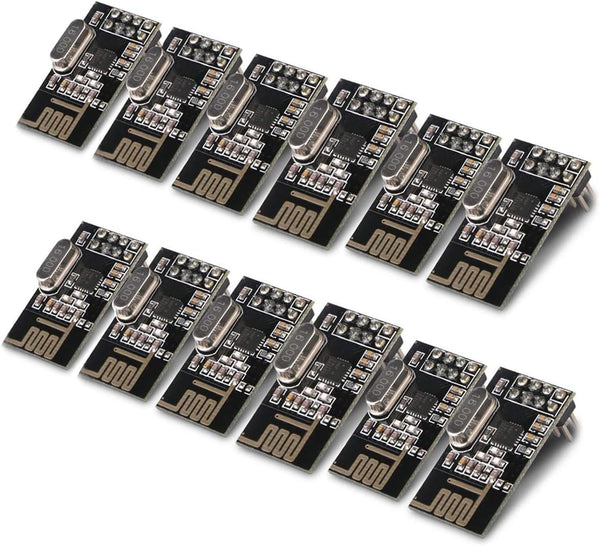 NEW 12pcs NRF24L01+ 2.4GHz Wireless RF Transceiver Module for Arduino