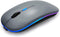 WREANU Wireless Bluetooth Mouse Rechargeable Laptop Mice with LED Lights Silent Slim Use(BT5.2