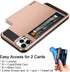 Vofolen iPhone 12 Pro Max Case 5G Wallet Cover with Credit Card Holder Slot, Rose Gold