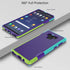 Jeylly Galaxy Note 9 Case - Shock-Absorption Rugged Soft TPU Hard PC Armor Protective Cover in Purple