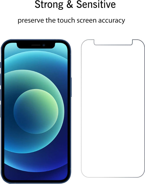 Ailun Glass Screen Protector for iPhone 12 mini 2020, 3 Pack Tempered Glass