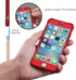 ORETECH Compatible with iPhone 7/8 Case, 2 Pack HD Screen Protector, 360° Full-Body Silicone Soft TPU