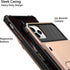 Vofolen iPhone 11 Pro Wallet Case - 4-Card Holder, Anti-Scratch Dual Layer Hybrid Bumper Armor, Rose Gold