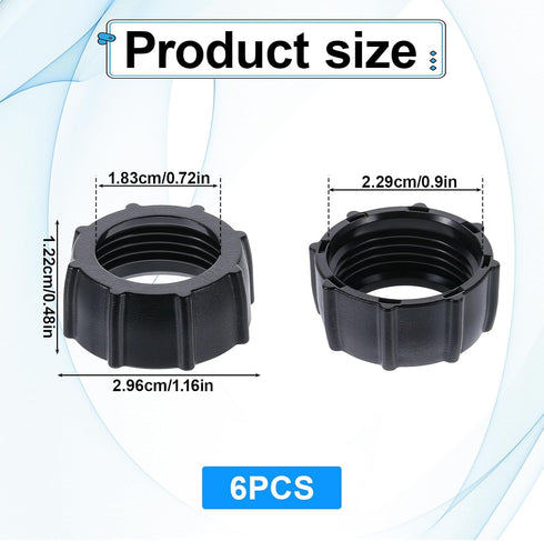 SynHHergyx 6 17mm PCS Tightening Nut for Replacement Car Mount Screw-On for Ball Head, Car Phone Mount Replacement