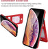 KIHUWEY iPhone X/Xs Wallet Case - Premium Leather with Credit Card Holder, Heavy Duty Protective Cover