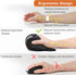 J-Tech Digital Ergonomic Mouse with Wireless Connection, Removable Palm Rest, Thumb Buttons, Rechargeable Battery, 800