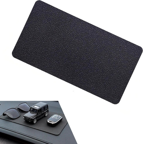 Foelony Car Dashboard Anti-Slip Pad, 10.7" x 5.9" Non-Slip Heat Resistant Dash Mat,