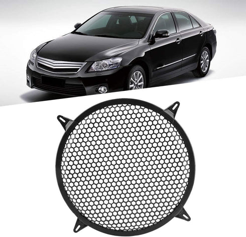 KIMISS SubWoofer Plastic Mesh Cover, Car Audio Cover Speaker Modification Cover, Car Speaker Grill 12 Guard 12inch