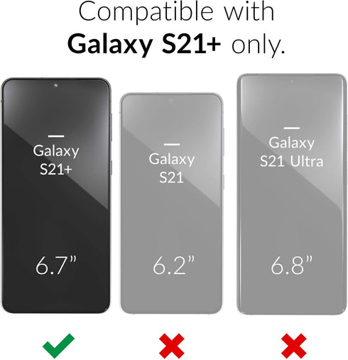 Crave Dual Guard for Galaxy S21+ Case, Shockproof Protection Dual Layer Case for Samsung Galaxy S21 Plus (6.7 inch)