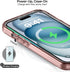 ORIbox Rose Gold iPhone 15 Case, Military-Grade Drop Defense, Rugged Dual-Layer Design, 6.1 inch, Force Armor Series