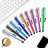 Wisdompro Stylus Pens for Touch Screens, 9 Pack of Universal Rubber Tip Stylus with Lanyard Tether for iPad, Tablet,