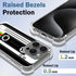 Retro Cassette Tape Phone Case for 15 Pro Max 6.7in, Slim Drop Protection Cover with Stand - Color Cassette Tape