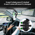 Phone Mount for Car, Rearview Mirror Holder, Rotatable and Retractable for iPhone and Android Smartphones