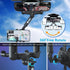ILKCC 360 Rearview Mirror Phone Holder for Car, Rotating and Retractable Multifunctional Rear View Phone Mount