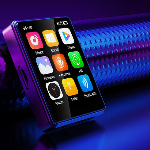Generic Mp3 Mp4 Mp3, Commuting Player with Charging Cable, HiFi Sound Music Player with Speakers, Players Touchscreen