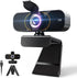 Lusinx 2K Webcam for Computer/Laptop/Desktop/PC, Camera with Microphone, USB Plug&Play, Auto Low Light
