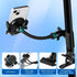 Clip Phone Holder for Desk, 360° Adjustable Gooseneck Arm Clamp Mount for 4-7” Smartphones, Compatible with iPhone