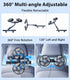 5V/ 12V /24V Long Arm Dual Head Car Cooling Fans for Back Seat for Kids, Usb Car Backseat Headrest Fan for Baby Rear