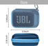 Case for JBL GO 4 Portable Bluetooth Speaker, Eco Cover with Adapter Slots, Waterproof and Dustproof Feature, Blue
